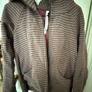 Flawed! Striped lululemon scuba hoodie
